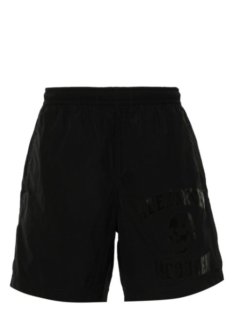 Alexander McQueen Varsity-print swim shorts Men