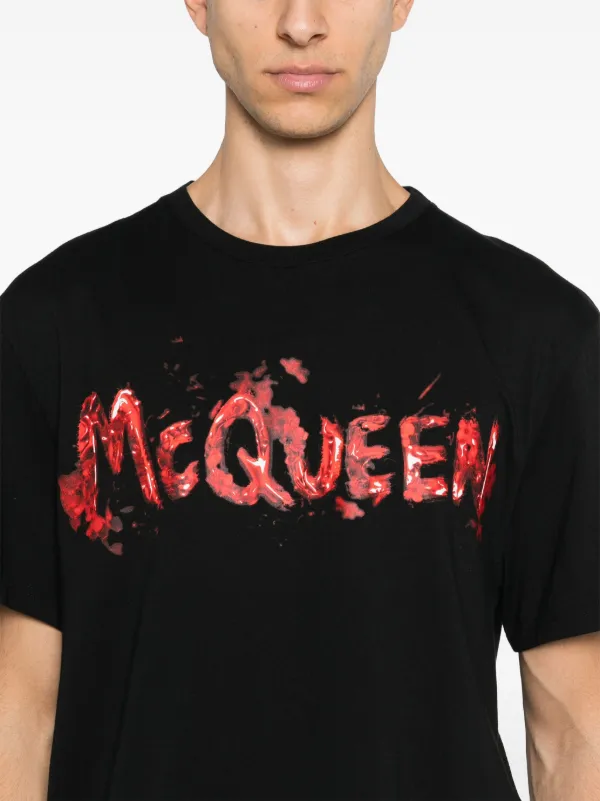 Alexander McQueen Tシャツ Graffiti グラフィティ