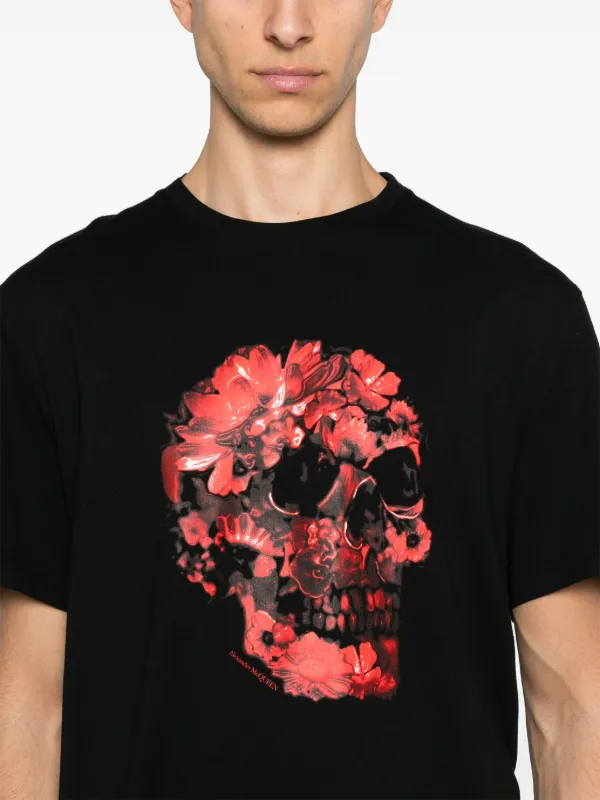 Alexander McQueen - Black Skull Graphic sold T-Shirt (New w/Tags)