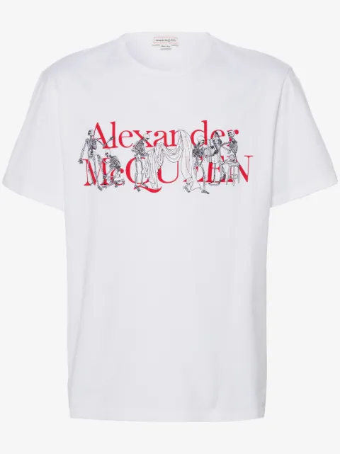 Alexander McQueen Tailor Skeleton-logo T-shirt