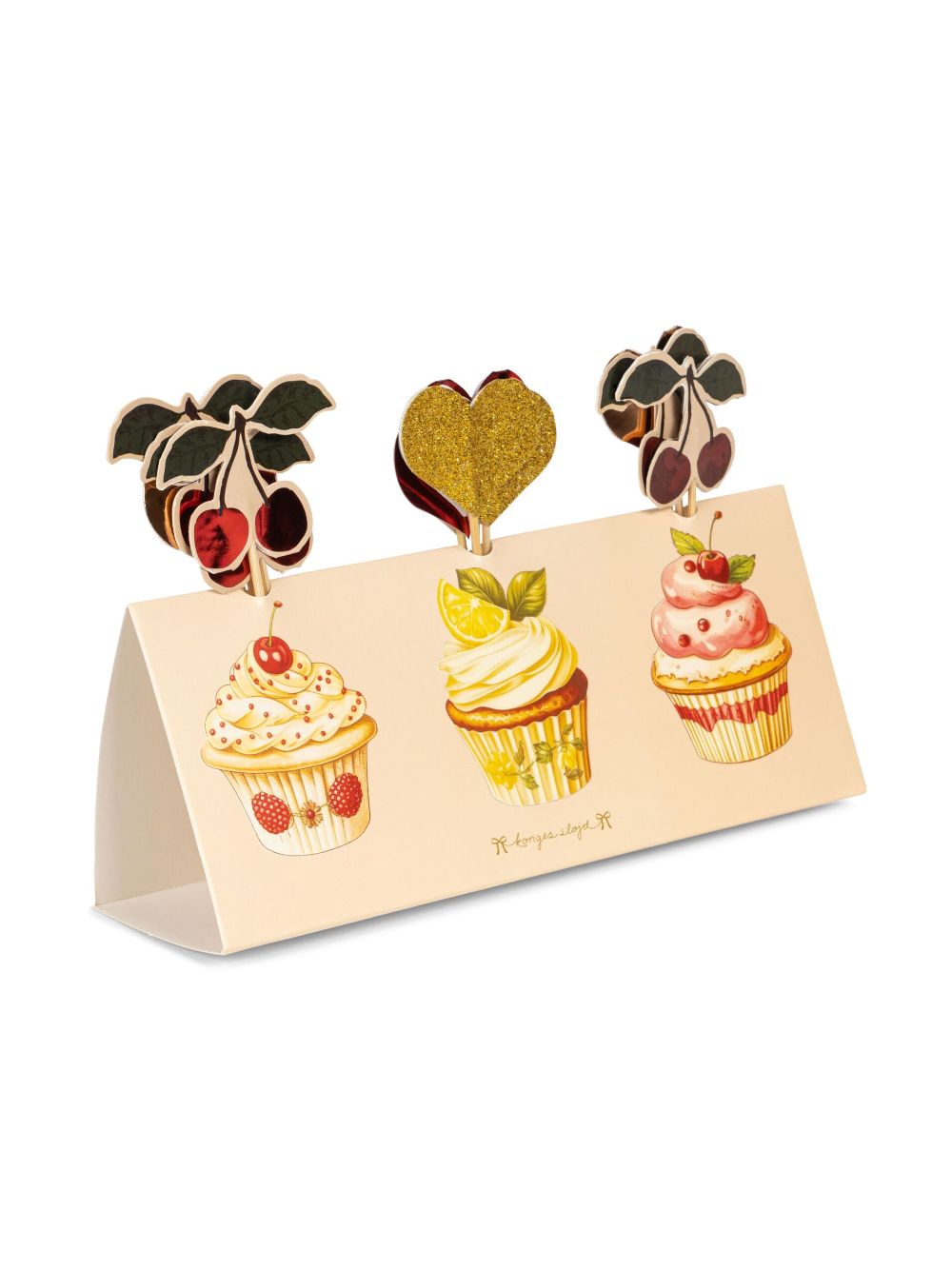 Shop Konges Sløjd Cherry Paper Birthday Kit In Neutrals