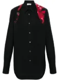 Alexander McQueen Flower Harness shirt - Black