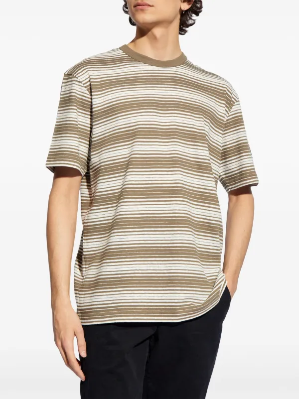 ★人気★【Norse Projects】★STRIPE SHORT SLEEVE Tシャツ★ Norse Projects Striped short-sleeve Shirt | White | FARFETCH