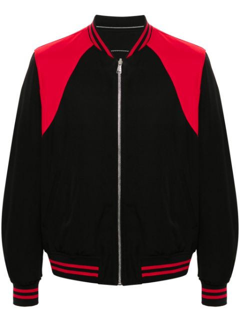 Alexander McQueen two-tone reversible bomber jacket Men