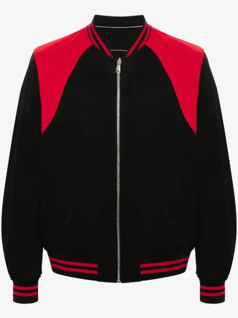 Alexander McQueen two-tone reversible bomber jacket