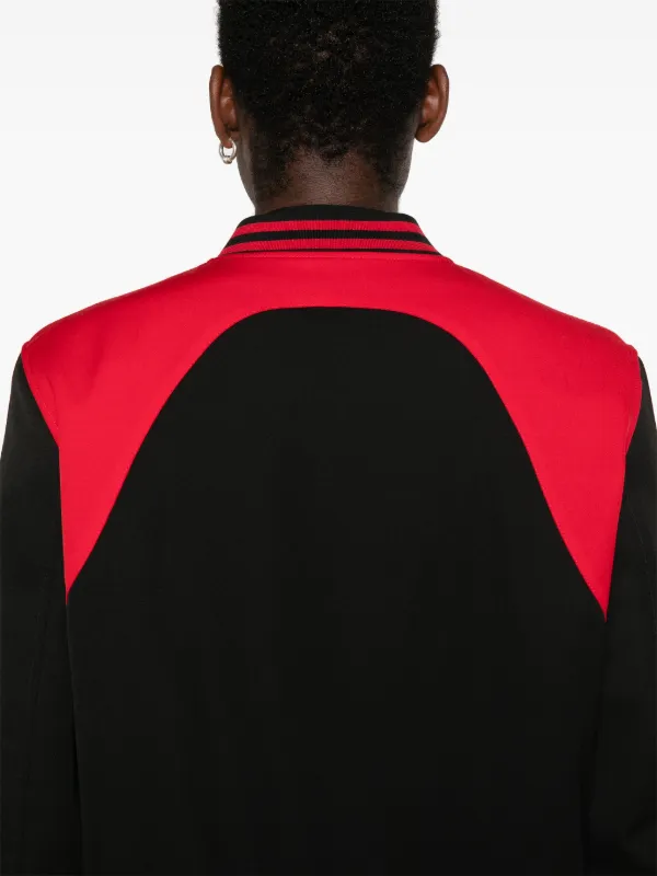 Alexander McQueen two-tone Reversible Bomber Jacket | Black | FARFETCH