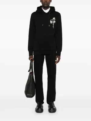 ALEXANDER MCQUEEN◆スウェットパーカー◆４色 ストーンウォッシュド ジャージー フード スウェットシャツ