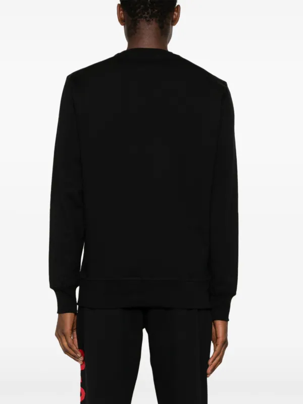Alexander McQueen logo-print Cotton Sweatshirt | Black