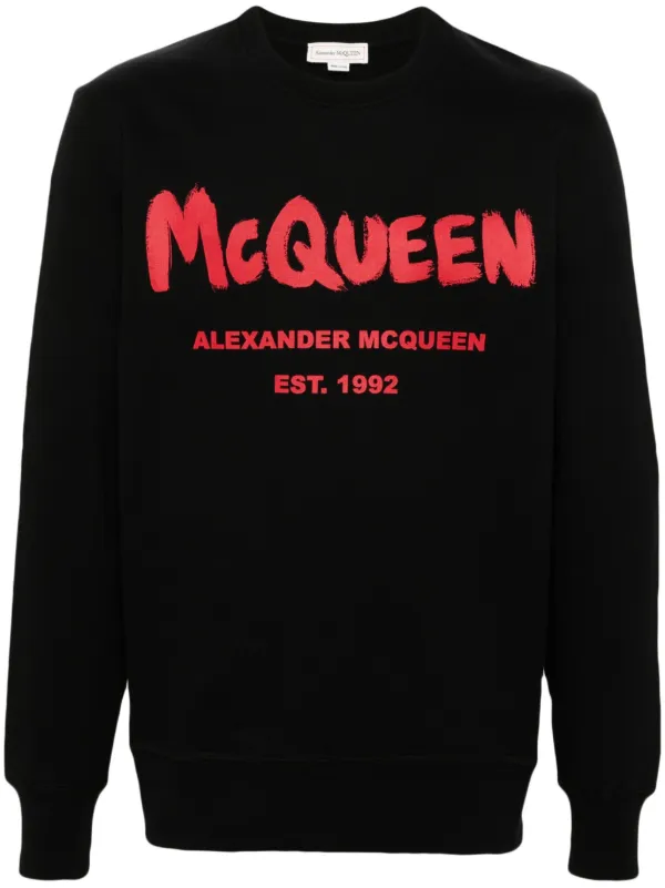 Alexander mcqueen black sweatshirt top
