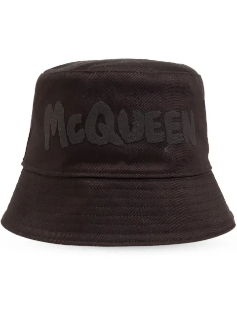 Alexander McQueen Chapéu bucket Graffiti