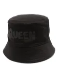 Alexander McQueen Graffiti bucket hat - Black