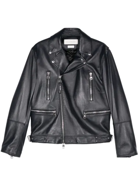 Alexander McQueen leather biker jacket Men