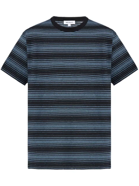 Norse Projects Camiseta de algodão com listras