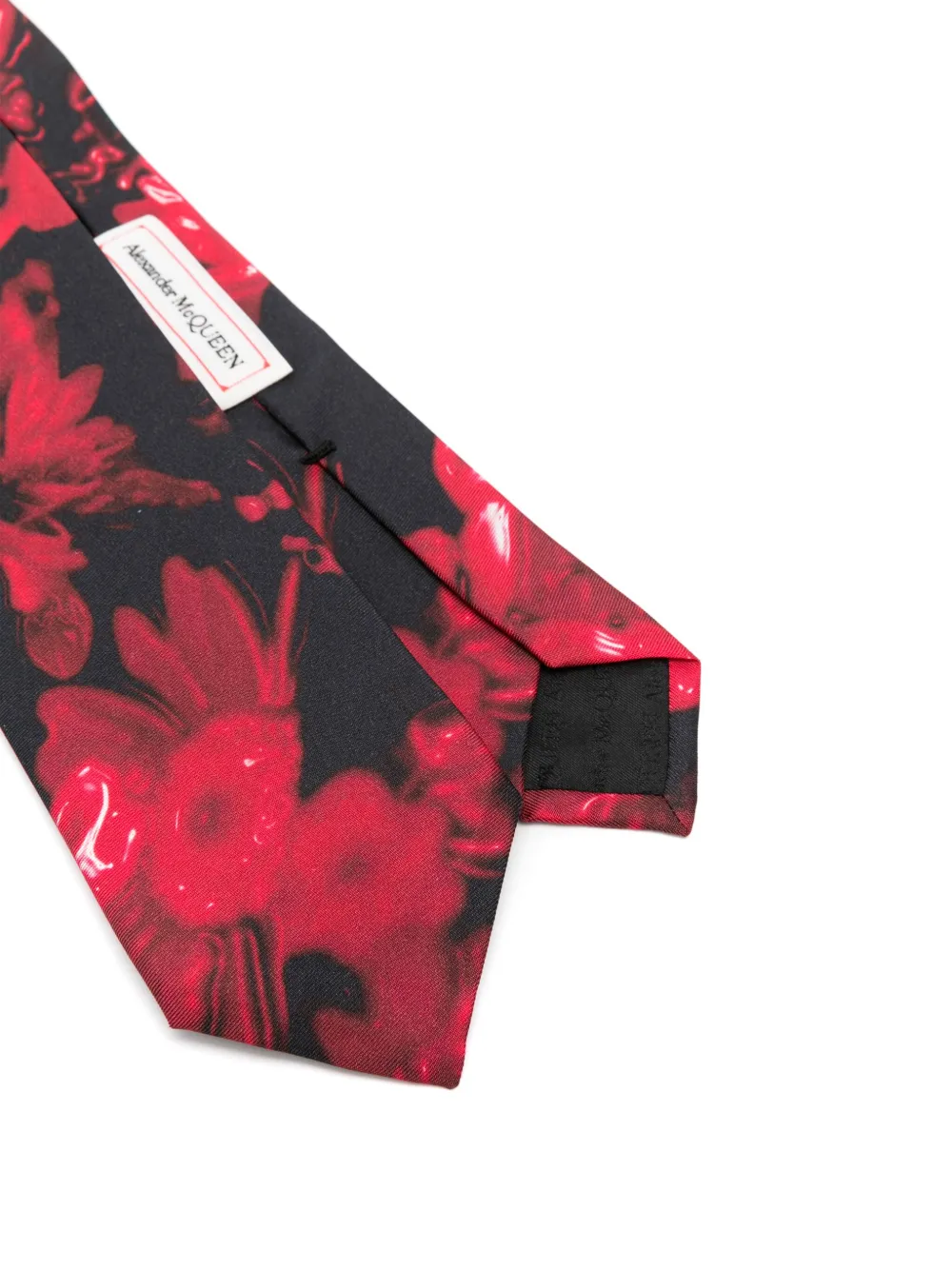 Alexander McQueen Wax Flower ネクタイ | ブラック | FARFETCH JP