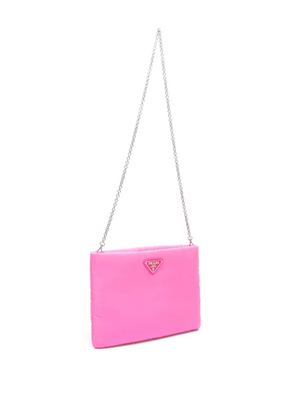 Prada pink clutch new arrivals