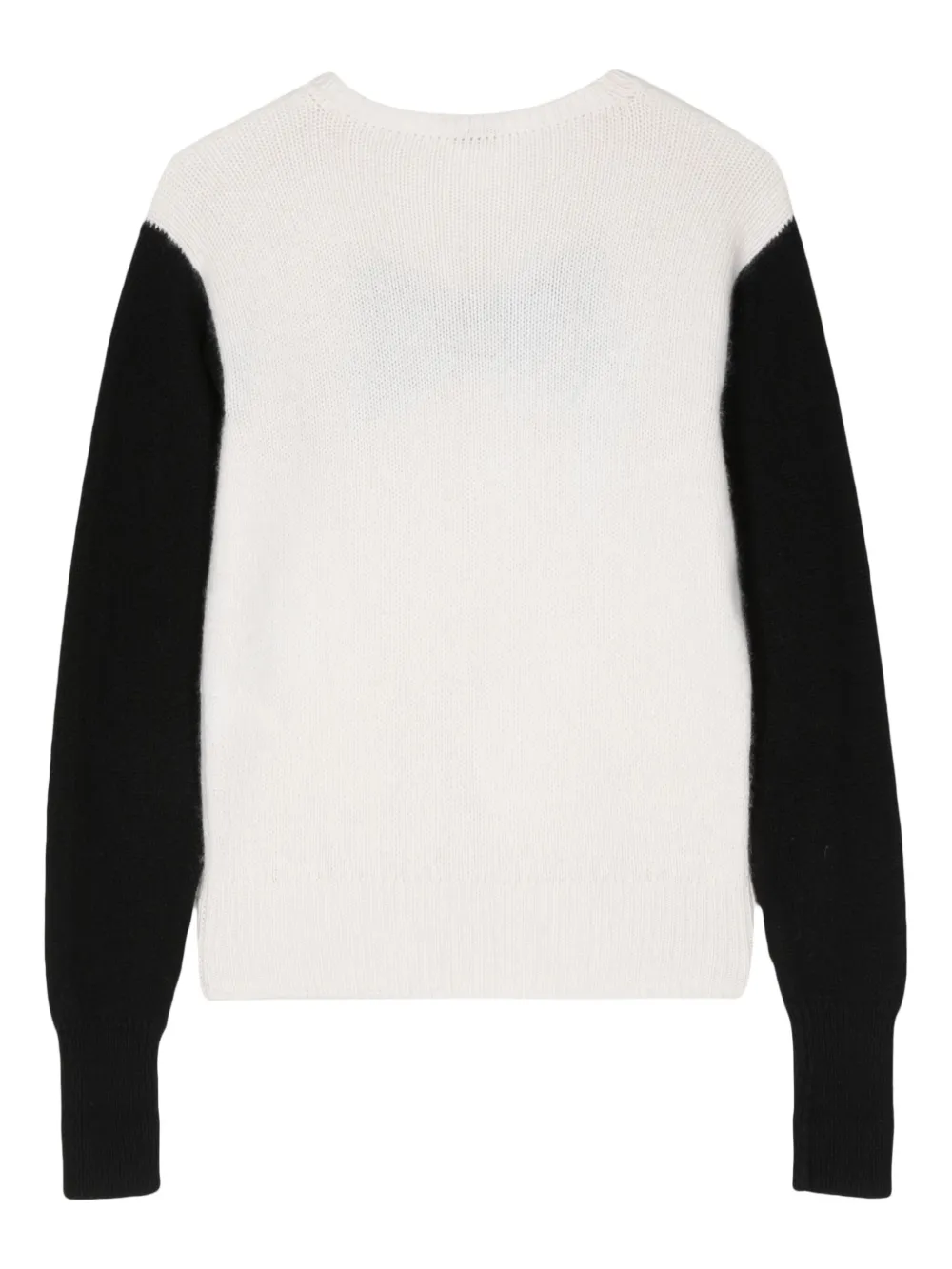CHANEL Pre-Owned 1990 CC ribbon cashmere jumper - Wit