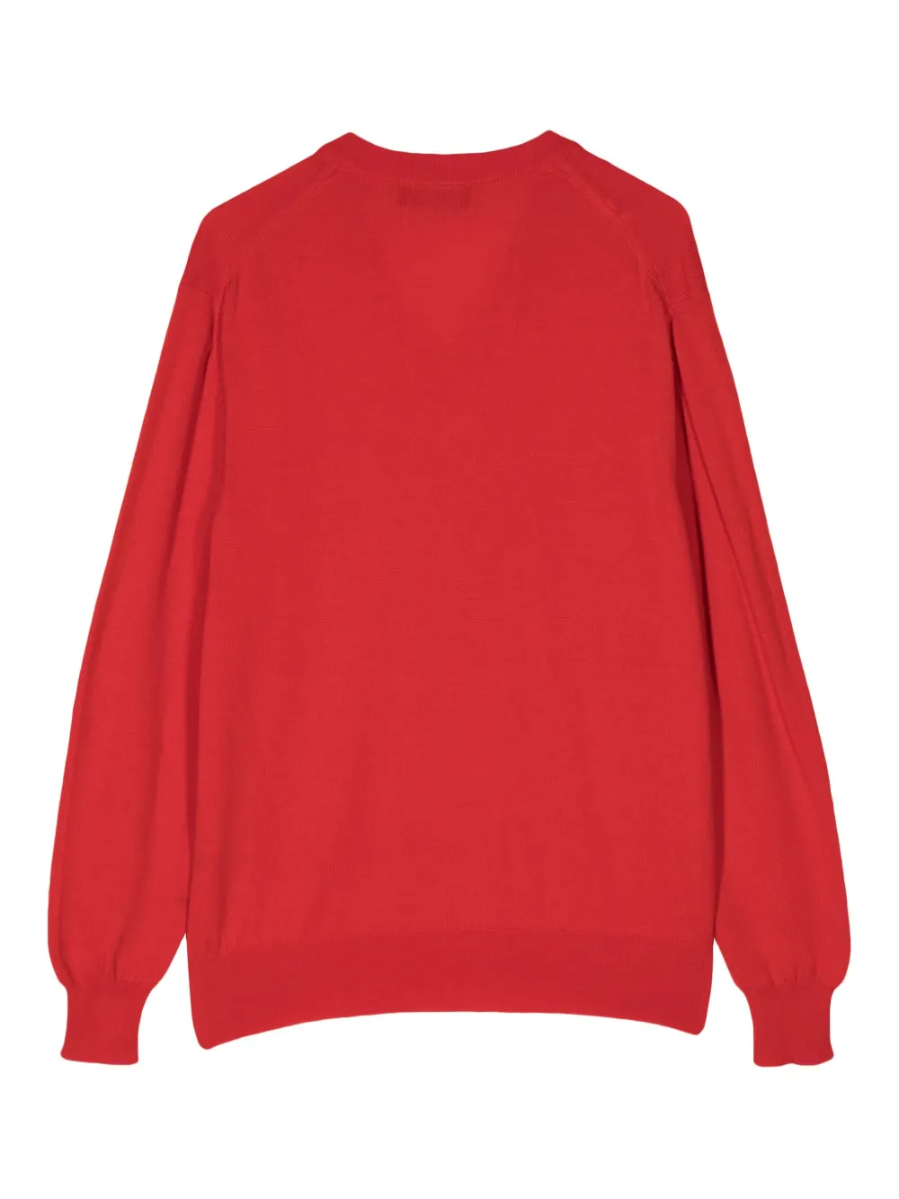 Christian Dior Pre-Owned V-neck wool jumper - Rood