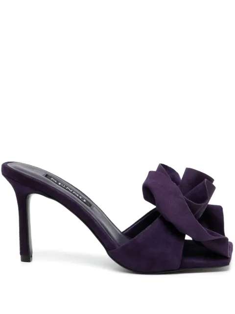 Senso Harlow 85mm floral-appliqué sandals HARLOWAUBERGINE - 0