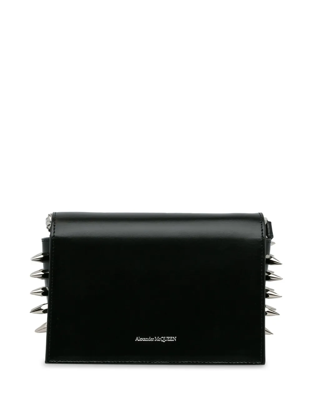 Alexander McQueen Pre-Owned 21th Century Spiked Skull crossbody bag - Zwart