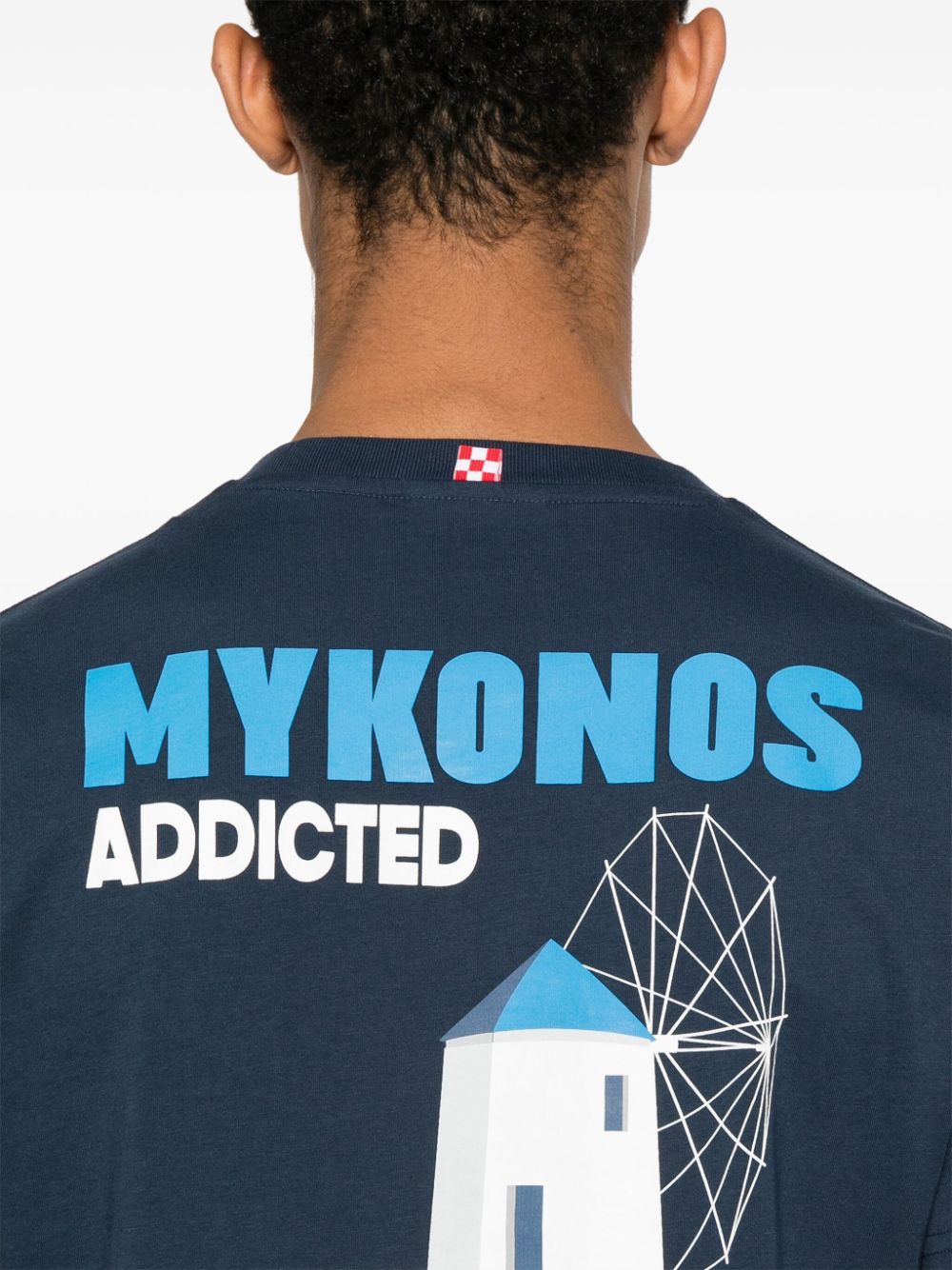 Shop Mc2 Saint Barth Mykonos Add 61 T-shirt In Blau