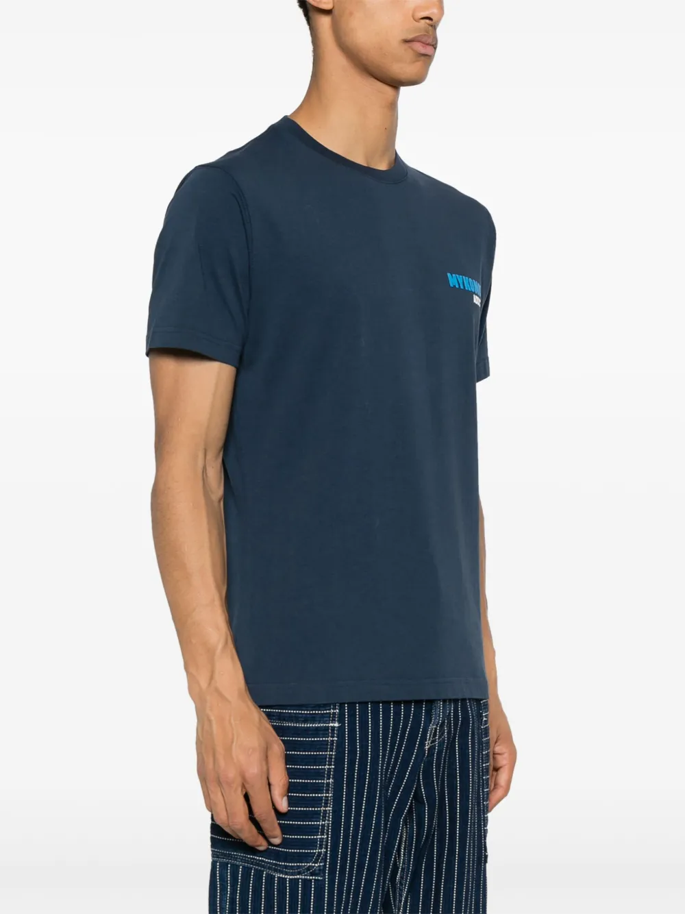 Shop Mc2 Saint Barth Mykonos Add 61 T-shirt In Blau