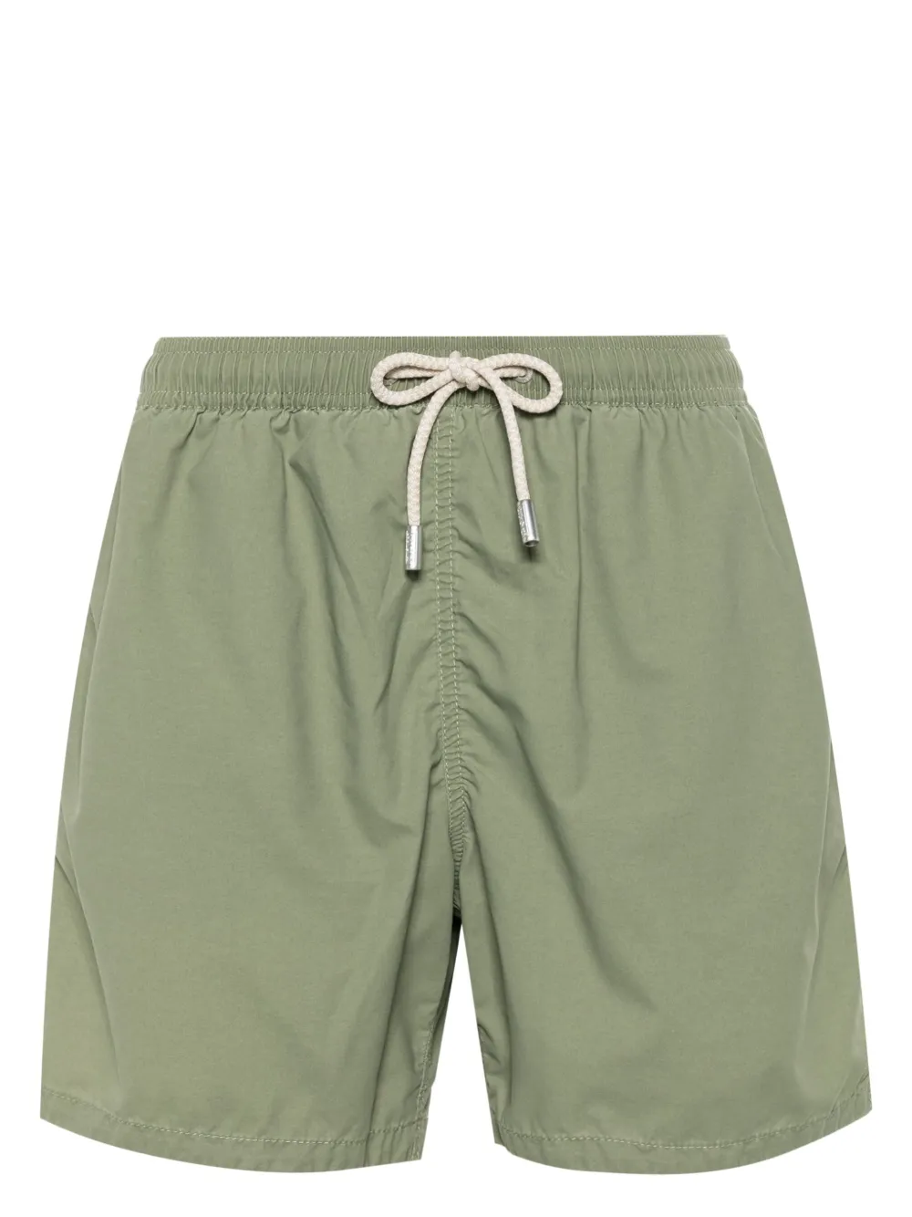 Mc2 Saint Barth Logo-patch Swim Shorts In Green