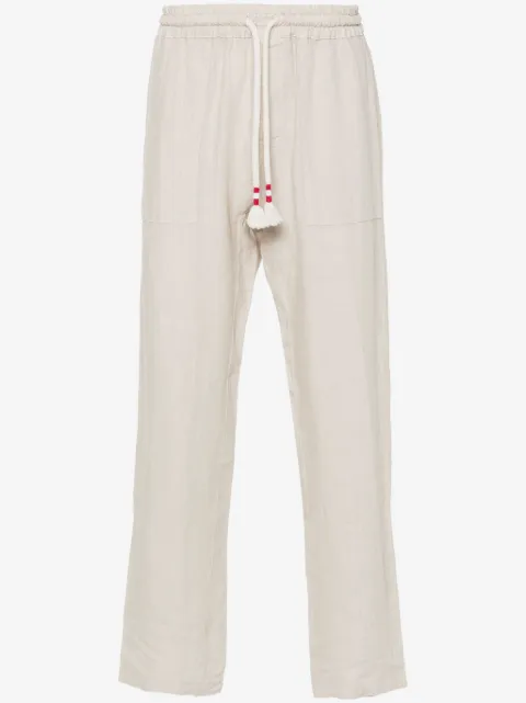MC2 Saint Barth straight-leg linen trousers