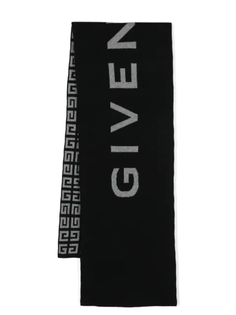 Givenchy 4G-jacquard wool-blend scarf