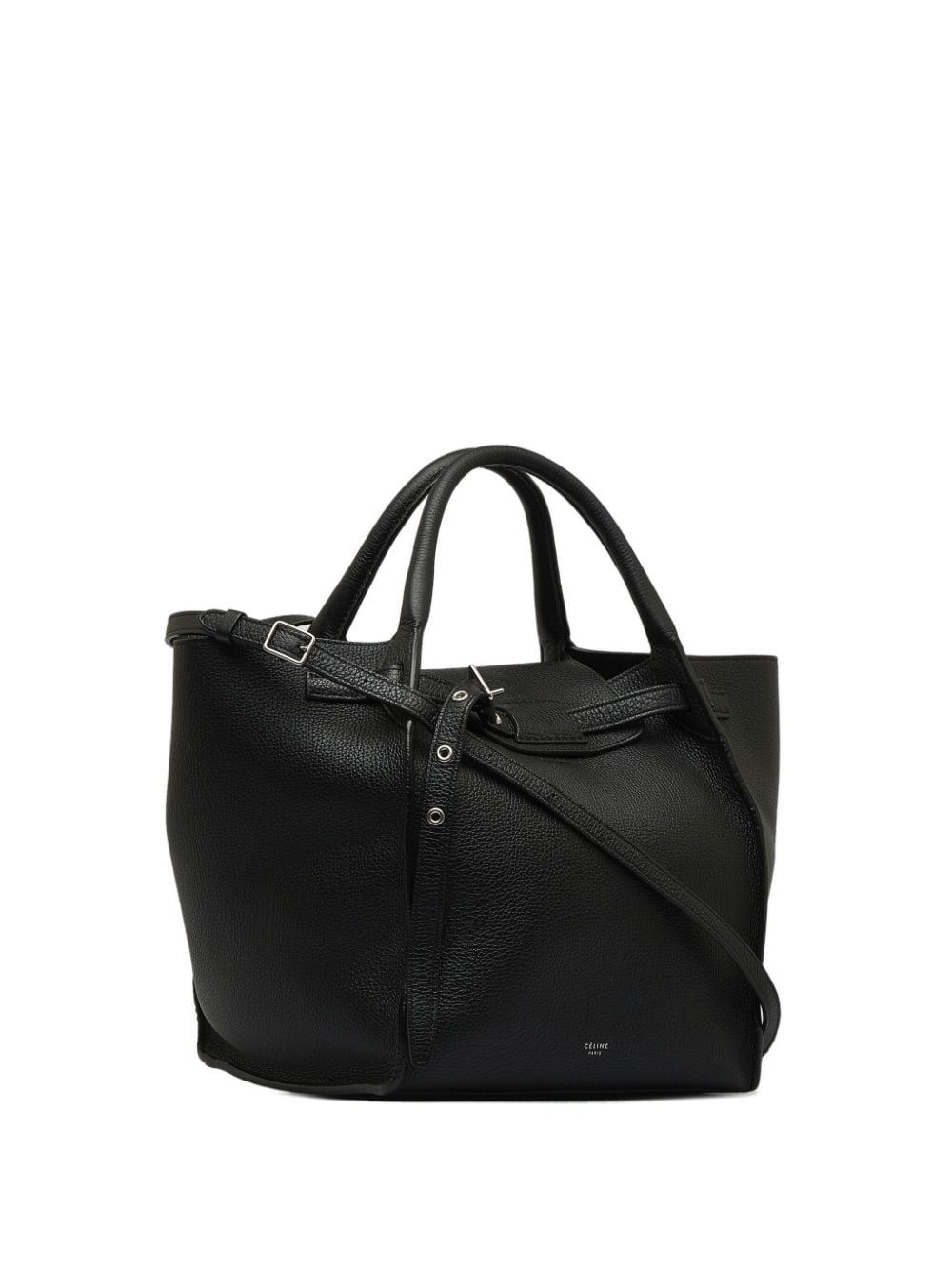 Pre-owned Celine 2018 Small Big Satchel In Black