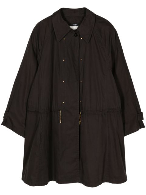 CHANEL 1990 stud-embellished trench coat Women