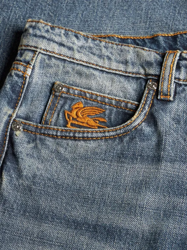 ETRO mid-rise straight-leg Jeans | Blue | FARFETCH