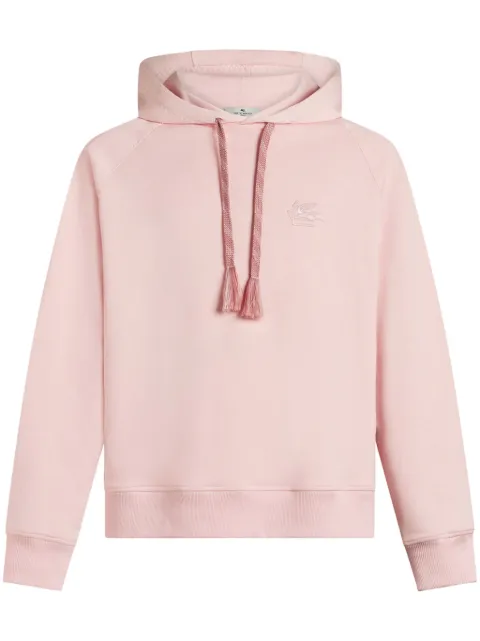 ETRO Pegaso-embroidered drawstring hoodie