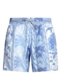 ETRO graphic-print swim shorts - Blue