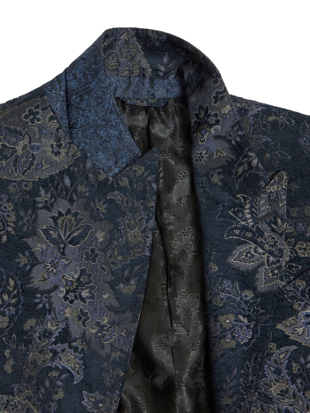 ETRO Blazer met jacquard Blauw