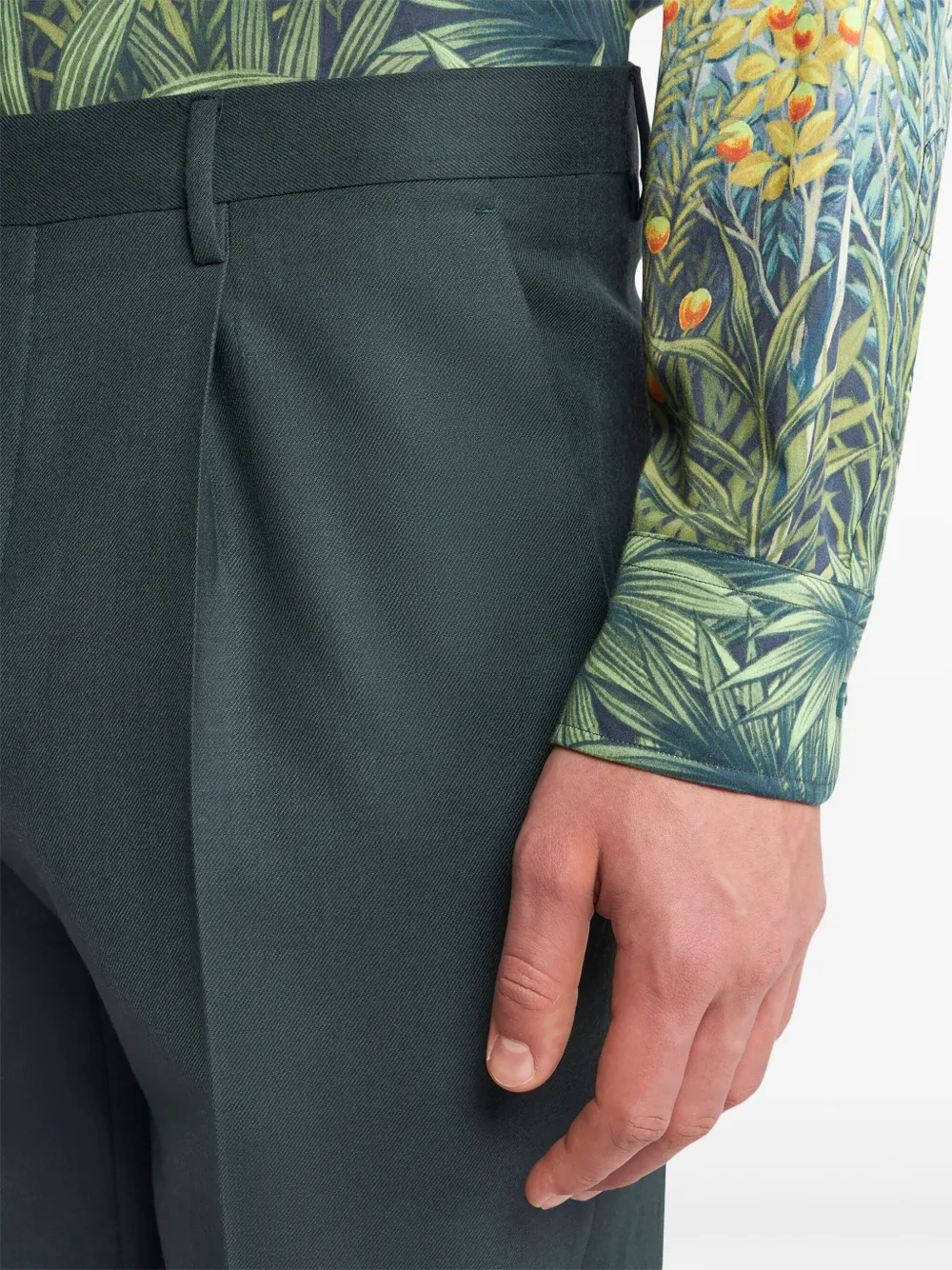 ETRO Wollen pantalon Groen