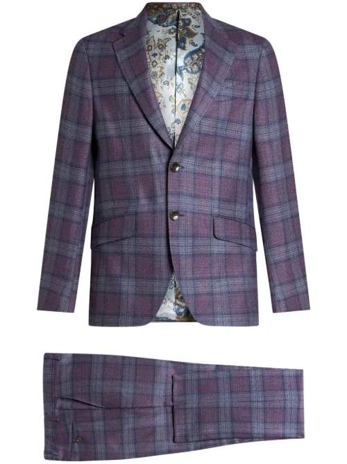 ETRO costume en laine - Violet - ETRO - Modalova
