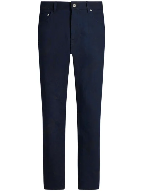 Jean slim à motif en jacquard - ETRO - Modalova