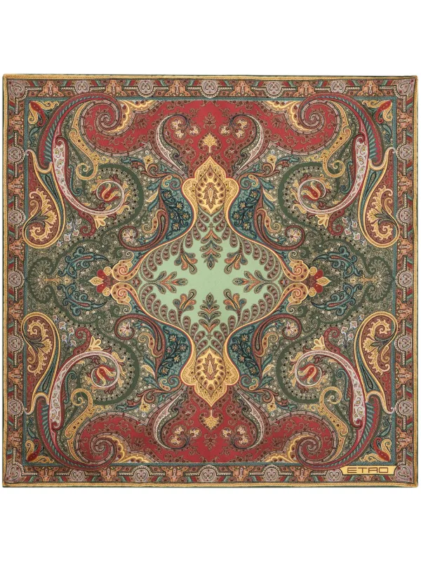 9445◆ETRO エトロ◆高級ポケットチーフ◆定価20,900円◆ 9445◇ETRO エトロ◇高級ポケットチーフ◇定価20,◇