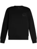 ETRO Pegaso-appliqué crew-neck sweatshirt - Black