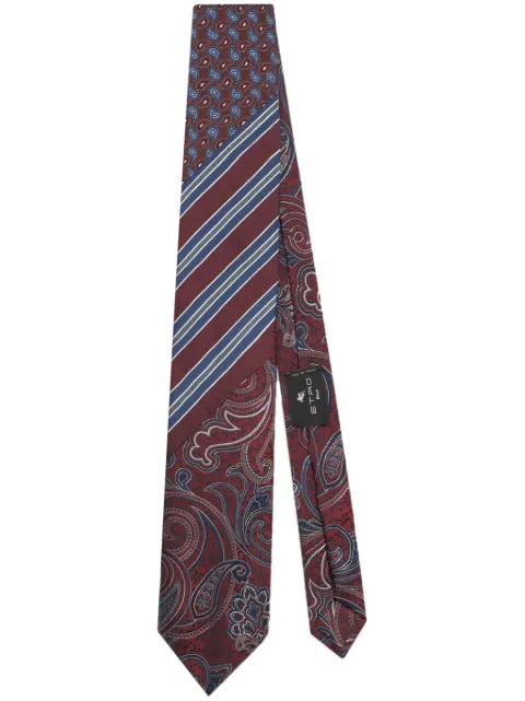 ETRO jacquard silk tie