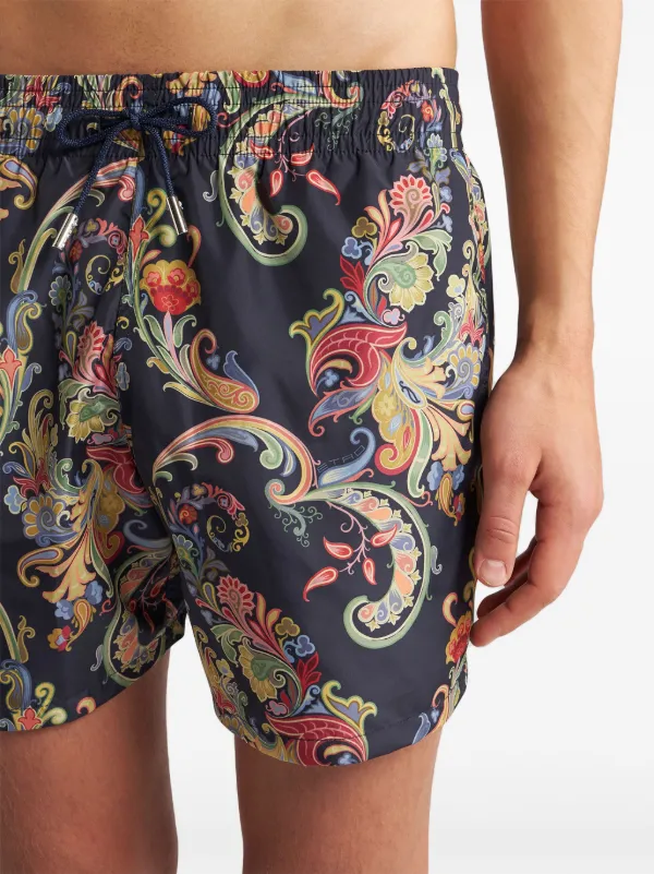 水着 Etro Paisley Nylon Swim Shorts ETRO paisley-print swim shorts - Polo Avenue
