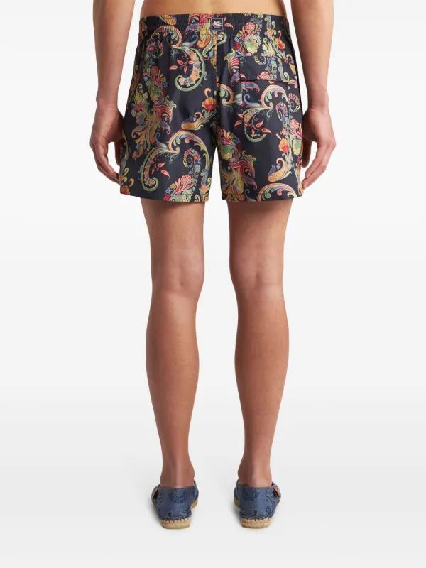 ショートパンツ Etro Paisley Print Shorts 27474493_57334378_600.jpg