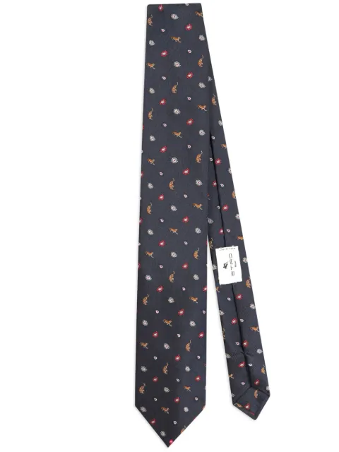 ETRO paisley-jacquard silk tie