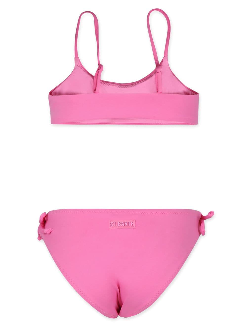 Shop Mc2 Saint Barth Jaiden Crystal-embellished Bikini In Pink