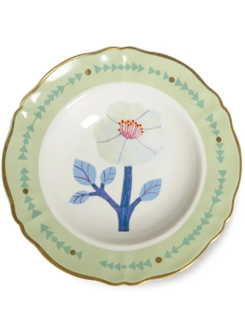 Bitossi Home Botanica porcelain deep plate (23cm)