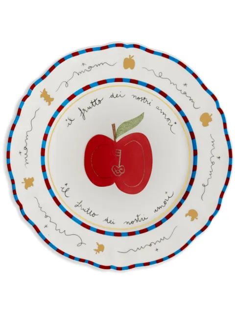 Bitossi Home small Apple porcelain plate (16.5cm)