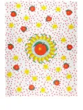 Bitossi Home Pear-Orange towel (70cm x 50cm) - White