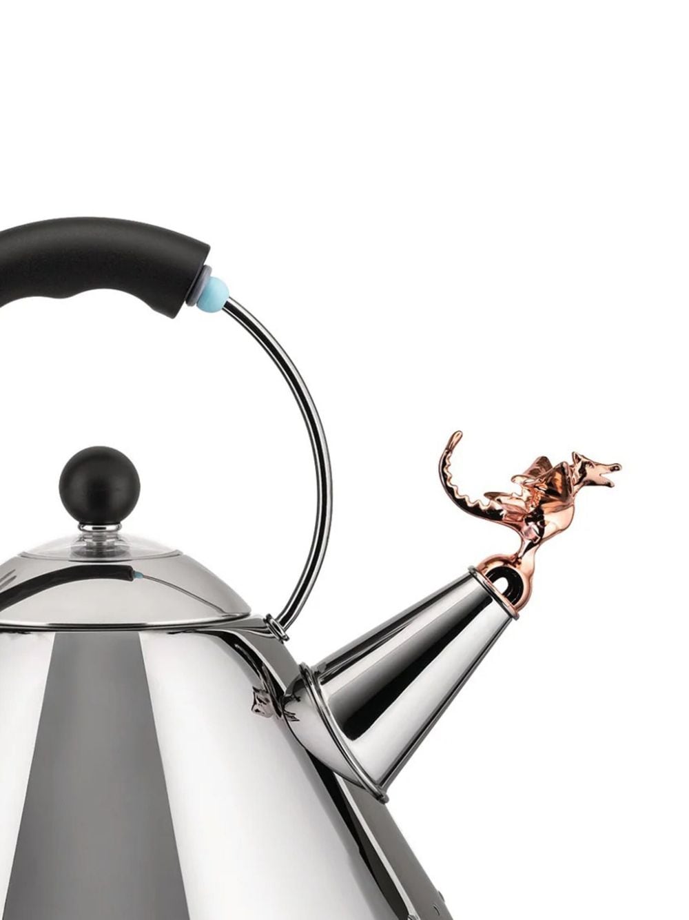 Shop Alessi Tea Rex Stainless-steel Kettle In Silver