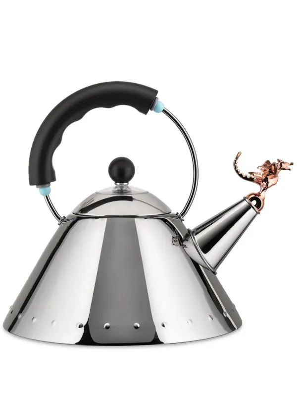 Alessi Tea Rex ステンレススチール ケトル | シルバートーン 