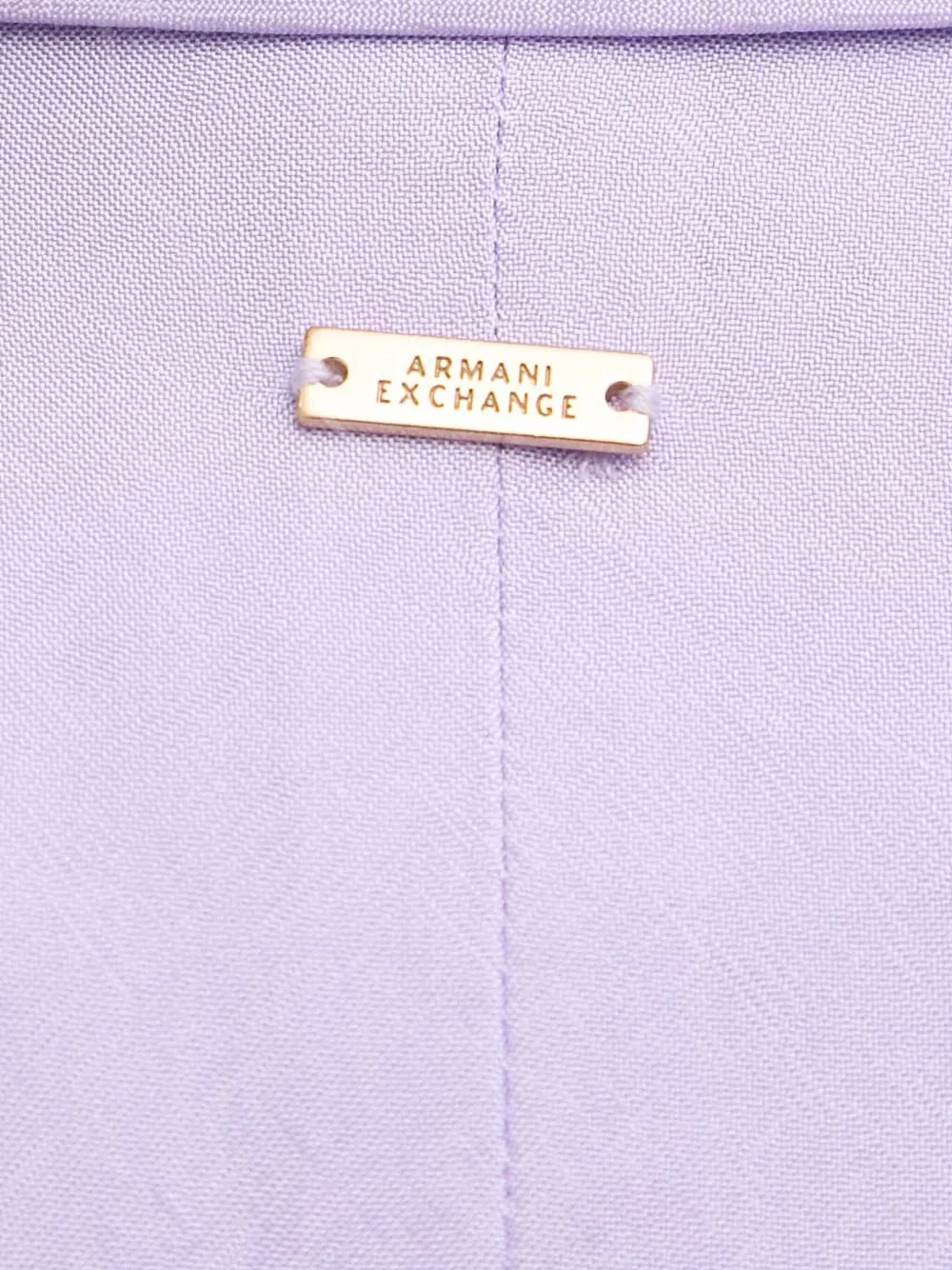 Armani Exchange Double-breasted Blazer In Blue